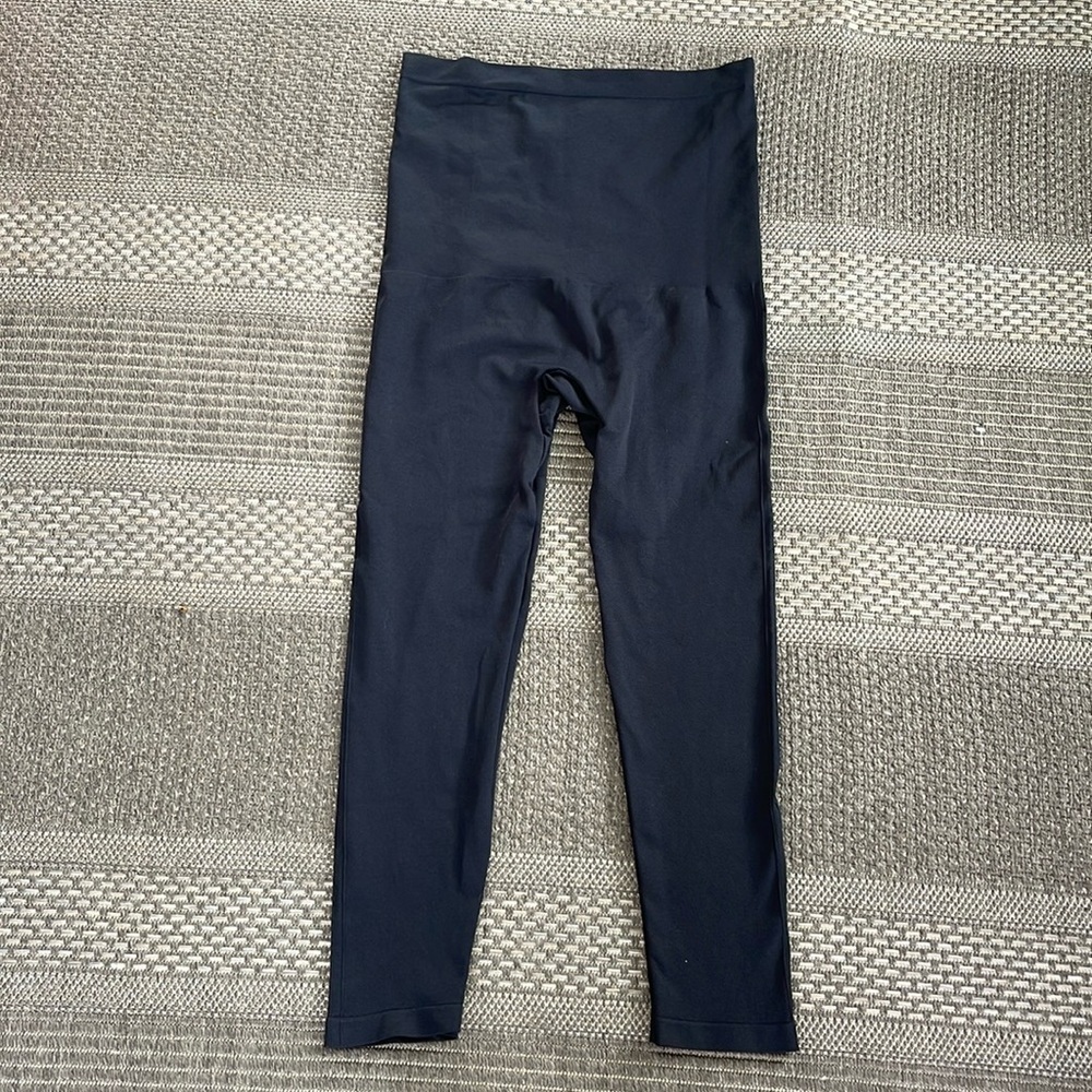 Empetur High Waisted Shaping Compression Leggings in Black  Size 2XL